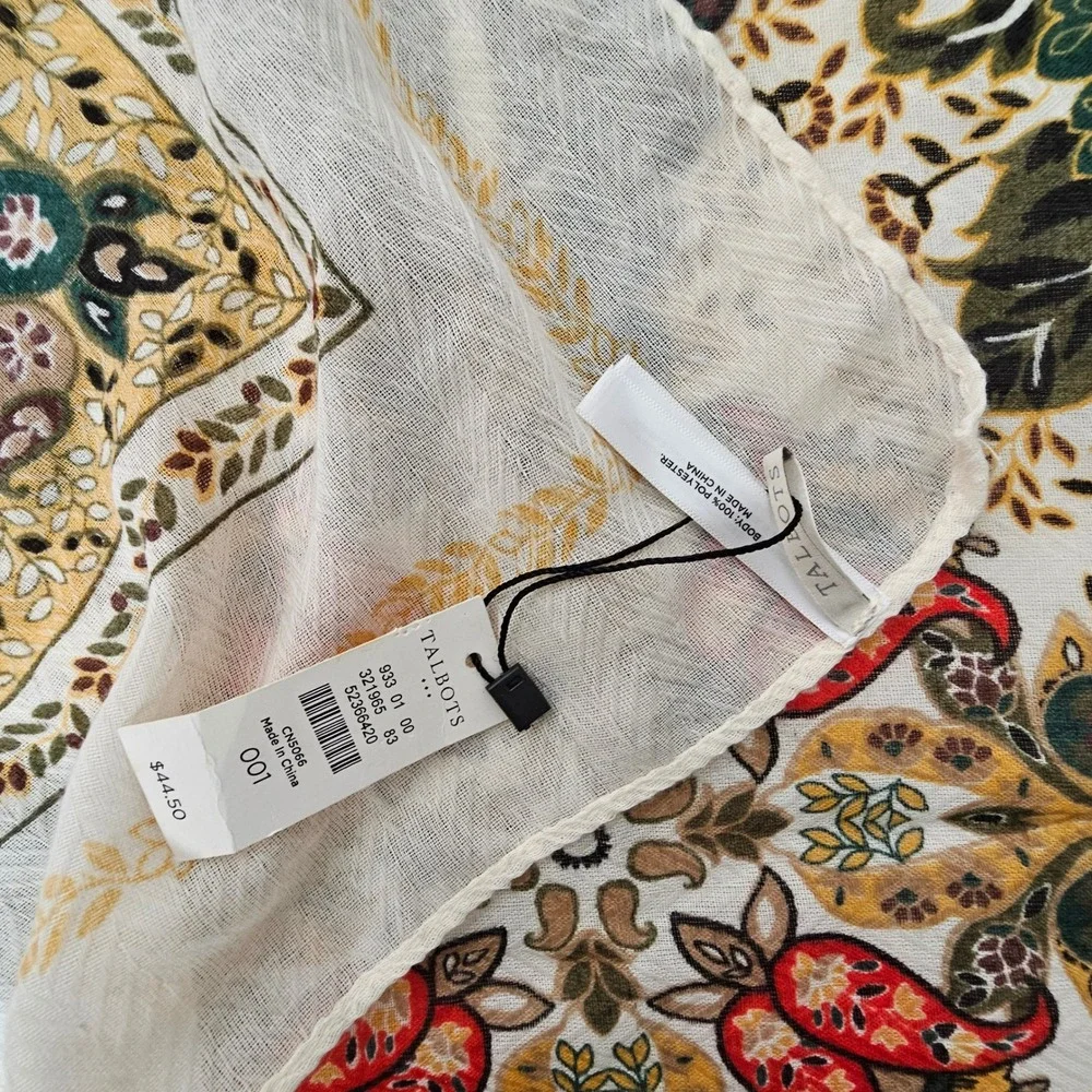 Talbots women paisley